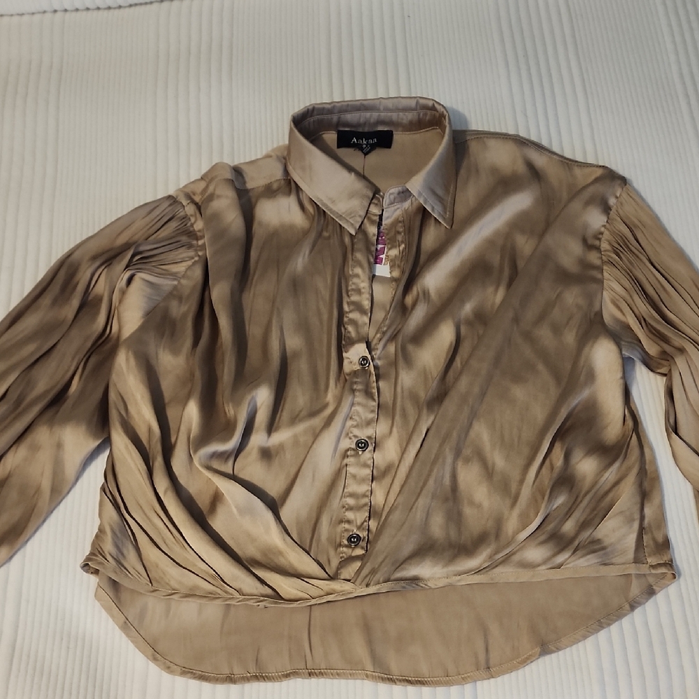 Aakaa Tan Blouse